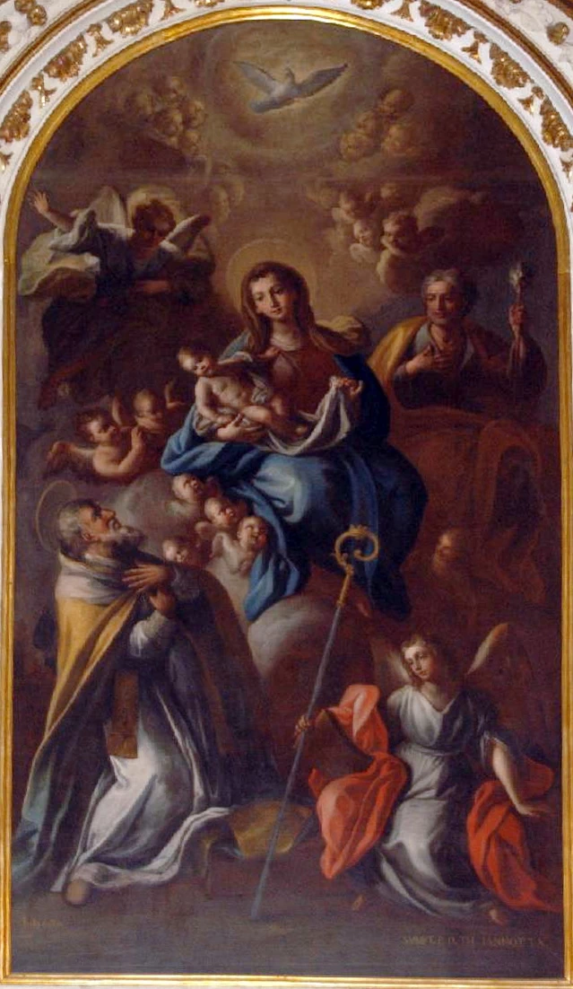 Trinità con la Madonna e i Santi Prisco e Agnello